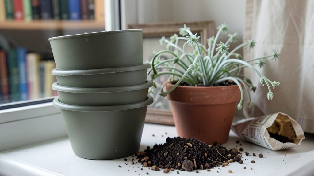 Dollar Tree Stackable Planters: Vertical Garden Space-Saver for Balconies