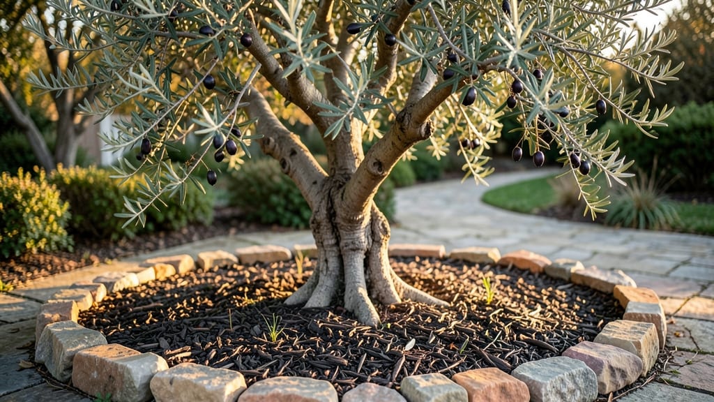Front Yard Olive Tree Landscape Design: Mediterranean Elegance With Year-Round Structure