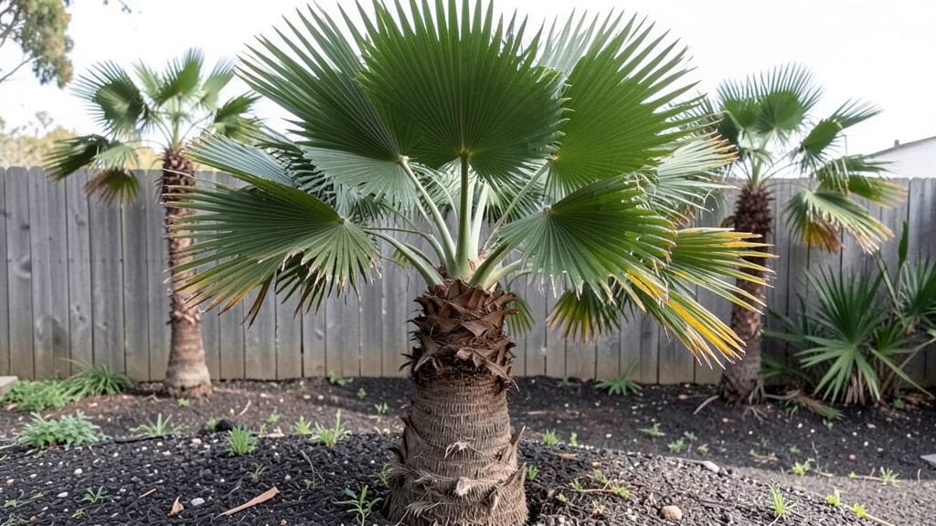 Landscape With Palm Trees: Tropical Oasis Year-Round Beauty