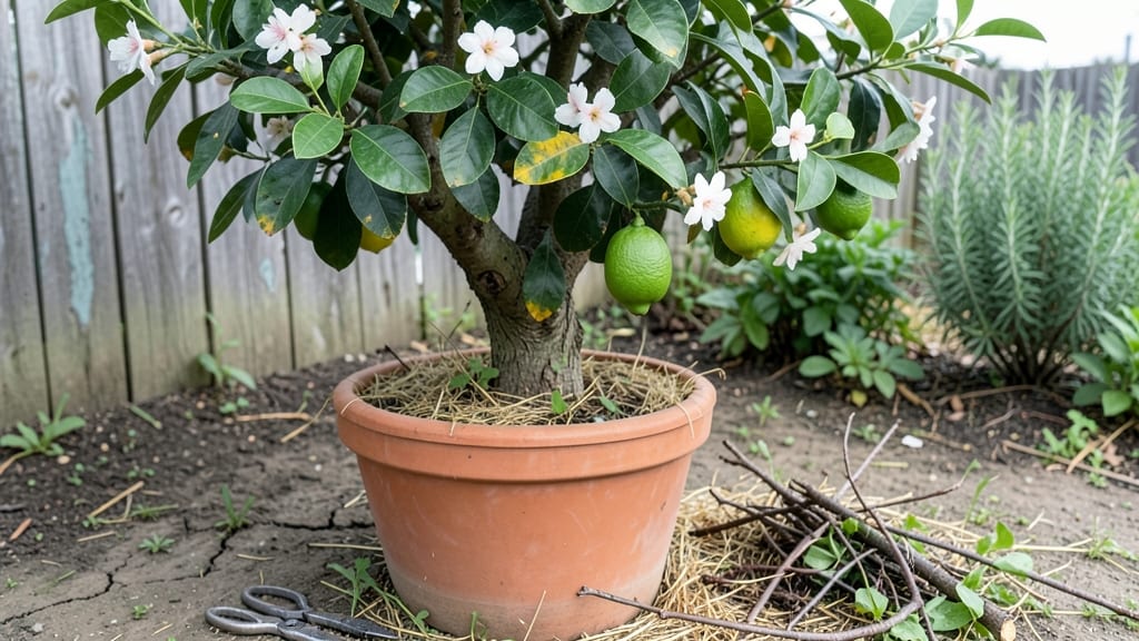 Lemon Tree Pruning Diagram: Step-by-Step Cuts for Healthy Growth