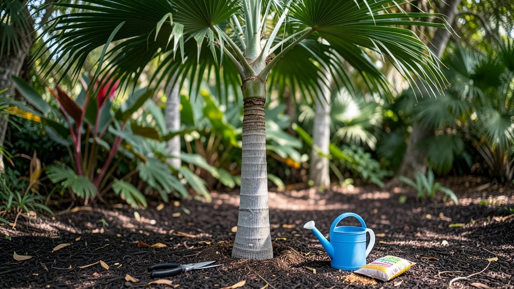 Majestic Palm Tree Pruning: Structural Strength Through Precision Cuts