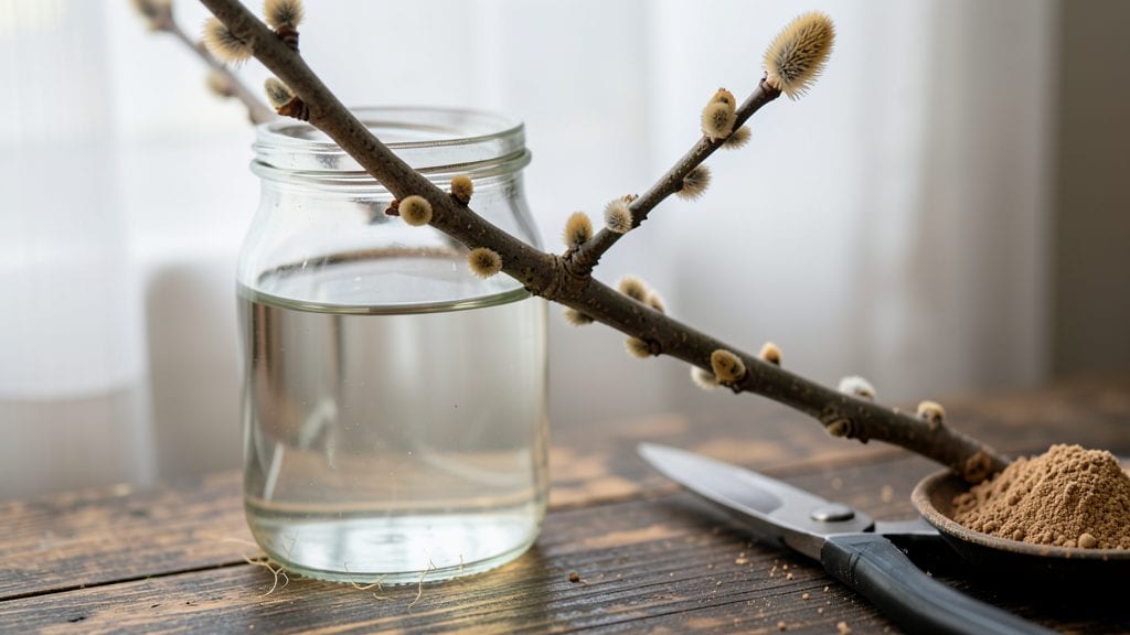 Propagate Tree Branch: Rooting Success in Water or Soil
