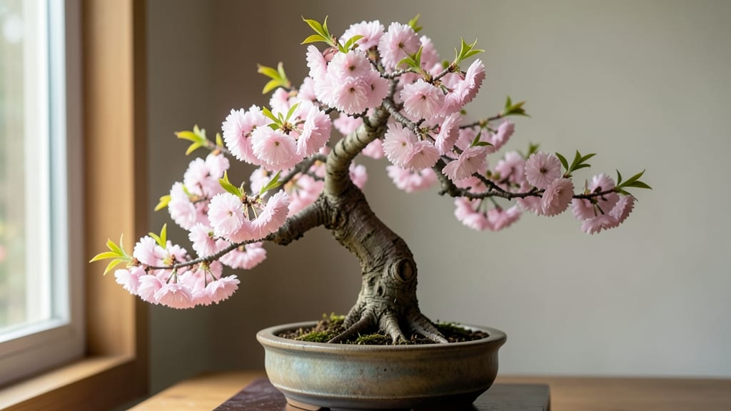 Sakura Cherry Blossom Bonsai Tree: Miniature Spring Magic in Your Hands