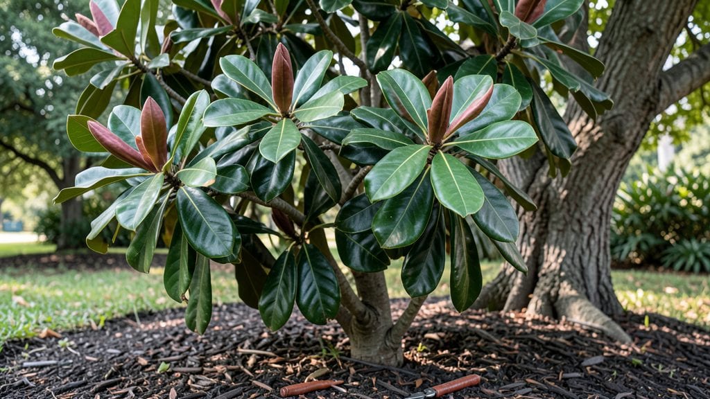 Southern Magnolia Tree Buds: Precision Trimming for Winter Bloom Revival
