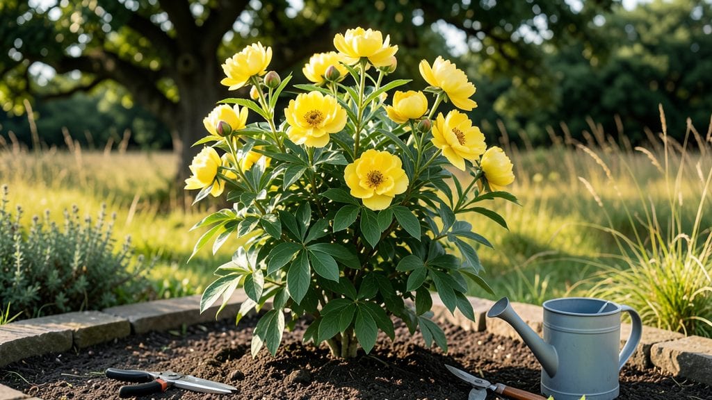 Yellow Tree Peony Plant: Pacific Northwest's Frost-Resistant Starburst Bloom Guide